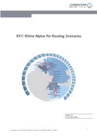 RFC Rhine-Alpine Re-Routing Scenarios