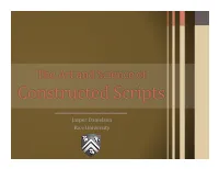 Constructed Scripts