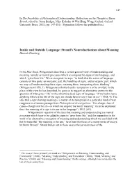 In the Possibility of Philosophical Understanding