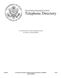 Telephone Directory