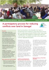A Participatory Process for Reducing Conflicts Over Land in Senegal