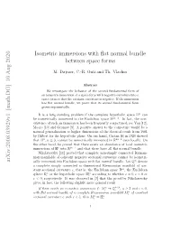 Isometric Immersions with Flat Normal Bundle Between Space Forms
