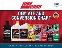 Oem Atf and Conversion Chart