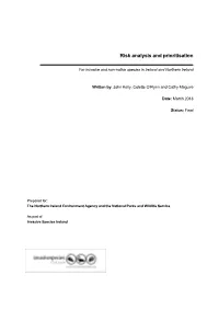 Risk Analysis and Prioritisation