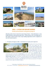 2021 – a Year for Major Works in Bayeux Bessin