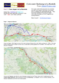 Cycle Route Cherbourg to La Rochelle from About-France.Com