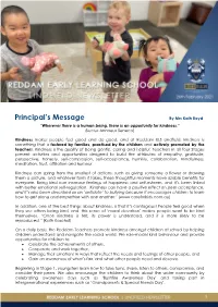 Principal's Message