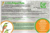 1La Selva Biological Station