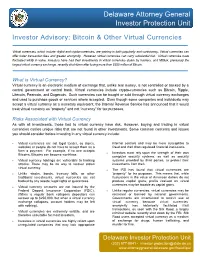Bitcoin & Other Virtual Currencies