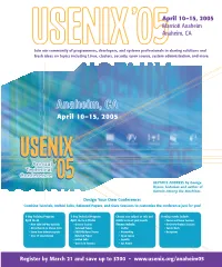 Brochure to Find the Sessions That Meet Your Interests, Or Check out Pp