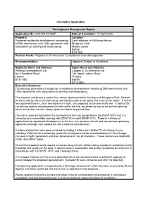 Committee Application Development Management Report Application ID: LA04/2015/1492/F Date of Committee: 17 April 2018 Proposal