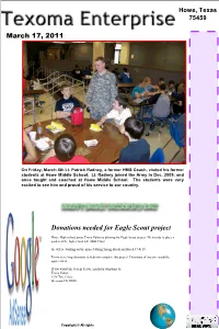 Donations Needed for Eagle Scout Project