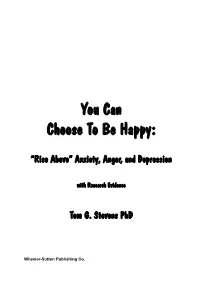 You Can Choose to Be Happy