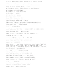 A- Serial Numbers for Plug-Ins, Filters and All Sorts of Programs