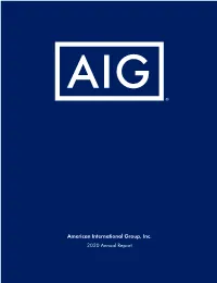 AIG Annual Report (2020)