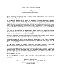 Angola Fisheries Sector Support Project