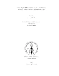Cosmological Consequences of Gravitation: Structure Formation and Gravitational Waves