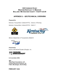 Geotechnical Overview