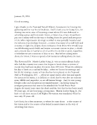King Speech by Ann Jealous