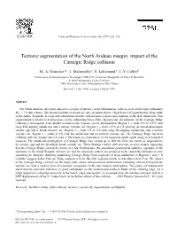 Tectonic Segmentation of the North Andean Margin: Impact of the Carnegie Ridge Collision