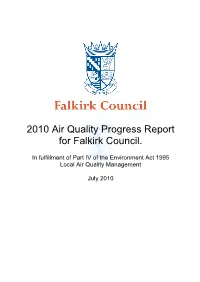 2010 Air Quality Progress Report for Falkirk Council