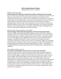 2014 Accepted Research Papers (Alphabetical by Authors’ Last Name)