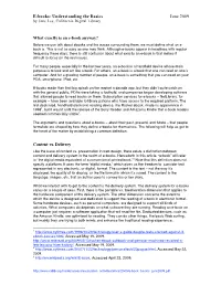 E-Books: Understanding the Basics June 2009 by Jane Lee, California Digital Library