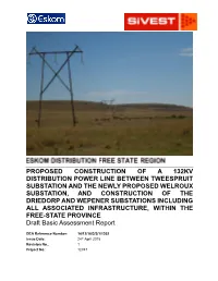 Proposed Construction of a 132Kv Distribution Power