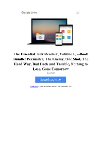 [C5F4]⋙ the Essential Jack Reacher, Volume 1, 7-Book Bundle