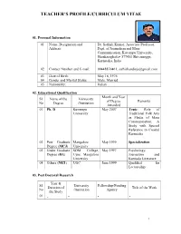 Curriculum Vitae
