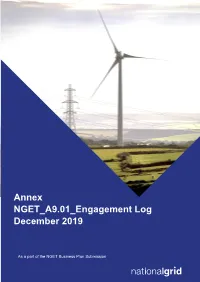 Engagement Log: Transparency