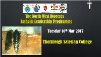 Thornleigh Salesian College “ GOD HAS CREATED ME to DO HIM SOME DEFINITIVE SERVICE