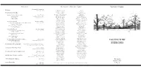 Valedictory Exercises Program