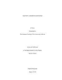 Tartuffe: a Modern Adaptation