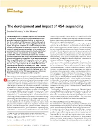 454 Sequencing Platform