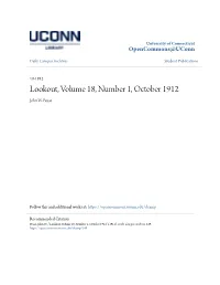 Lookout, Volume 18, Number 1, October 1912 John W