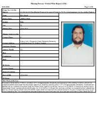 Missing Person - Period Wise Report (CIS) 02/03/2020 Page 1 of 50