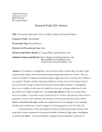 Peroxygenase Enzymatic Activity in Plants: Ginger, Rutabaga, And