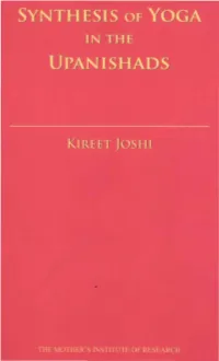 Synthesisofyogaintheupanishads.Pdf