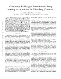 Combating the Elsagate Phenomenon: Deep Learning Architectures for Disturbing Cartoons