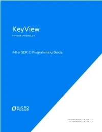 IDOL Keyview Filter SDK 12.6 C Programming Guide