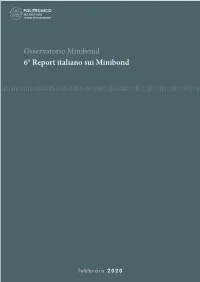 Minibond 6° Report Italiano Sui Minibond
