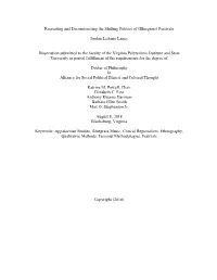 (Bluegrass) Festivals Jordan Leanne Laney Dissertation Submitted to the F