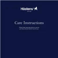Care Instructions
