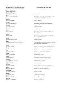 EUROGROUP (Inclusive Format) Luxembourg, 17 June 2021