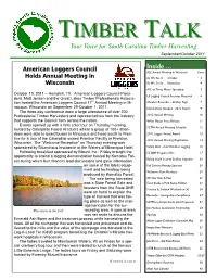 Timber Talk Sept Oct 2011