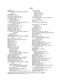 (Adjusted Capital Asset Pricing Model), 563 Acceptable Risk, 96