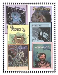 Askance Whole Number 13 the Second Anniversary Issue