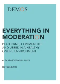 Content Moderation