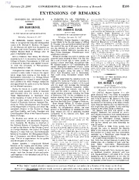 Extensions of Remarks E195 EXTENSIONS of REMARKS